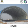 Large span prefabricated space frame steel structure